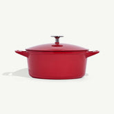 Round Enameled Cast Iron Dutch Oven