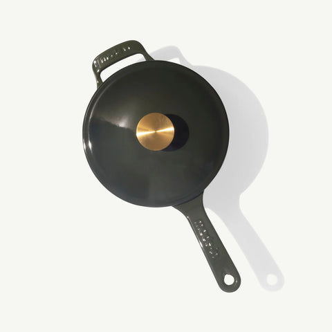 Enameled Cast Iron Saucepan