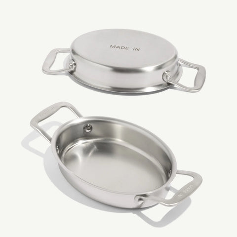 Stainless Steel Gratin Dishes