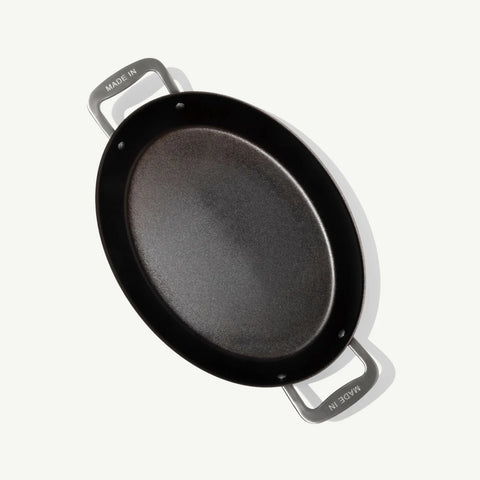 12" Seasoned Carbon Steel Gratin Dish