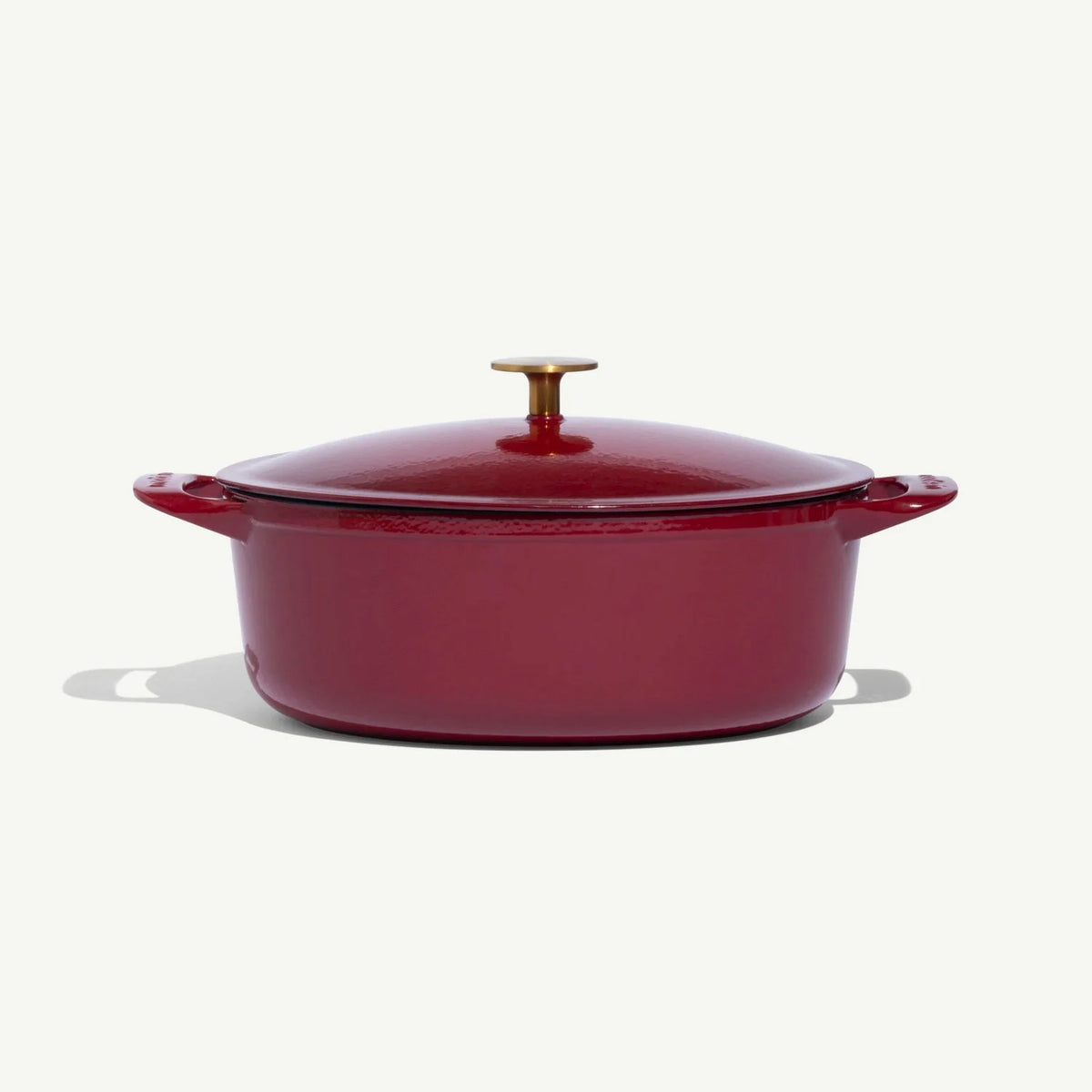 Oval Enameled Cast Iron Dutch Oven