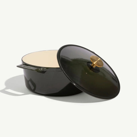 Round Enameled Cast Iron Dutch Oven