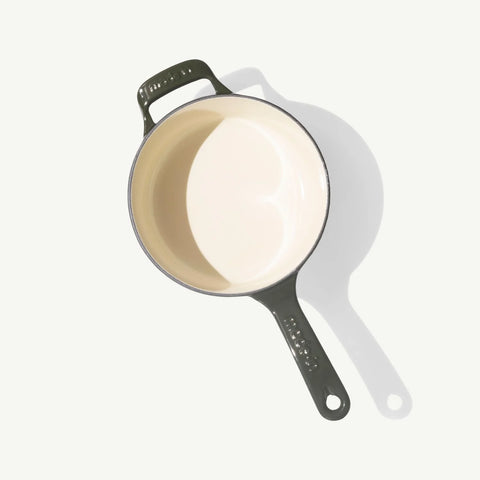 Enameled Cast Iron Saucepan