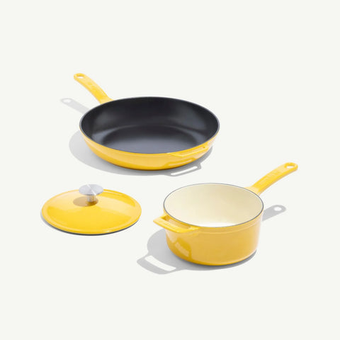 Enameled Cast Iron Set