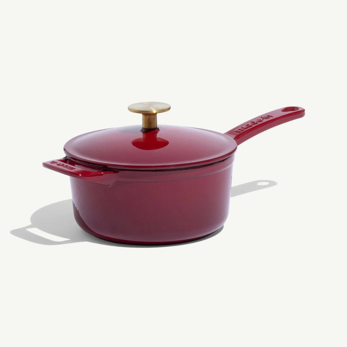 Enameled Cast Iron Saucepan