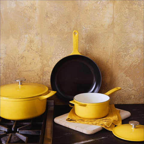 Enameled Cast Iron Skillet